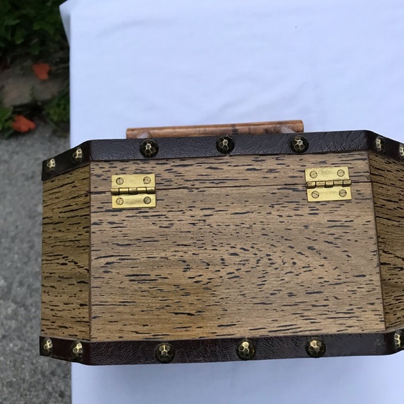 Vtg wooden purse with Unitarian’s JDW - Picture 7 of 11